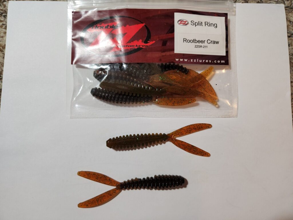 Double ZZ split ring rootbeer craw